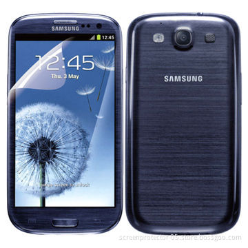 Clear Screen Protectors for Samsung Galaxy S3 i9300, High Definition, Anti-fingerprint, Anti-scratch